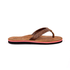 Ladies' Peach premium handmade leather flip flops - iiflopsi - South Africa.