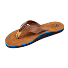 Men's Cobalt handmade leather flip flop- arch support - iiflopsi - South Africa