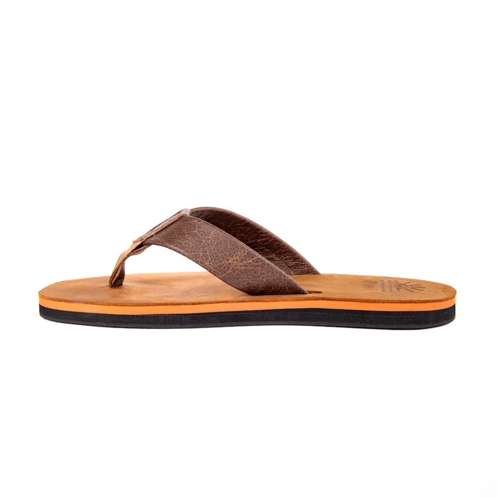 Men's Tango premium handmade leather flip flops - flat - iiflopsi - South Africa